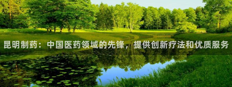 9游会老哥俱乐部：昆明制药：中国医药领域的先锋，提供创新疗法和优质服务