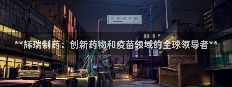 老哥吧九游会：**辉瑞制药：创新药物和疫苗领域的全球领导者**