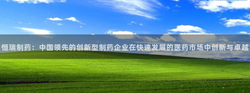 九游会老哥俱乐部官方网站：恒瑞制药：中国领先的创新型制药企业在快速发展的医药市场中创新与卓越