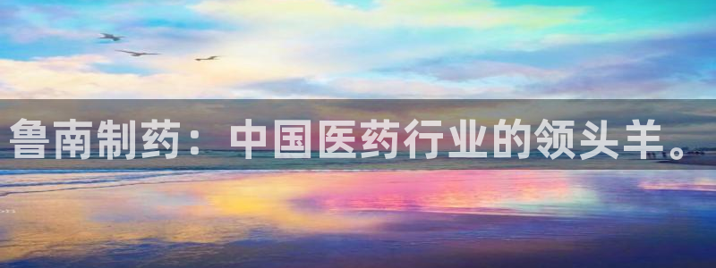 usdt九游会老哥俱乐部：鲁南制药：中国医药行业的领头羊。