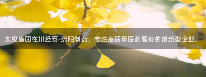 九游老哥俱乐部官网登录入口：太极集团在川经营·绵阳制药，专注高质量医药服务的创新型企业。