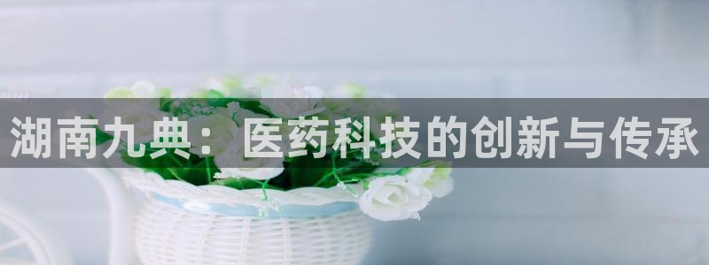 九游会老哥俱乐部官方网站：湖南九典：医药科技的创新与传承