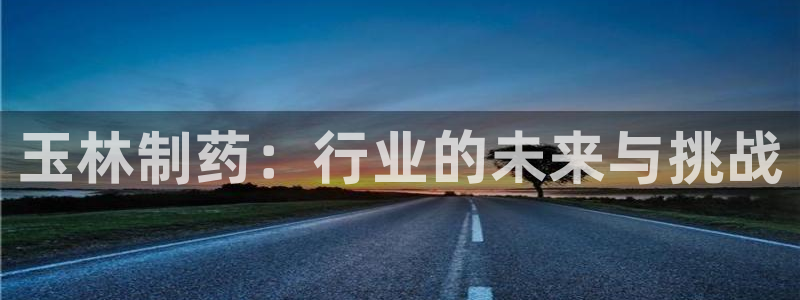 老哥吧九游会下架吗：玉林制药：行业的未来与挑战