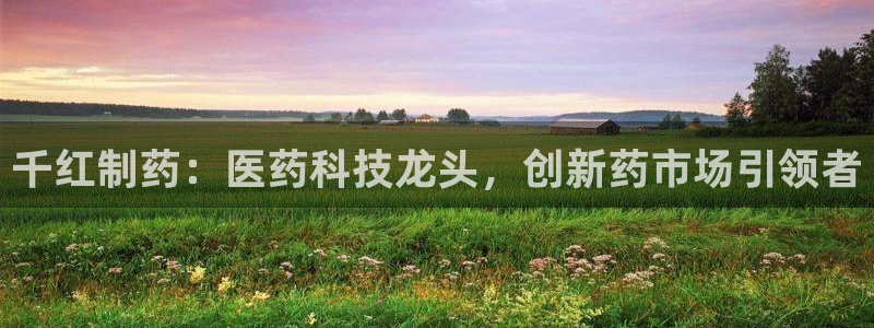 九游老哥俱乐部官网登录网址：千红制药：医药科技龙头，创新药市